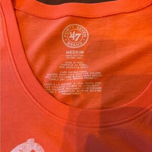 47 Brand Bright Orange Tee